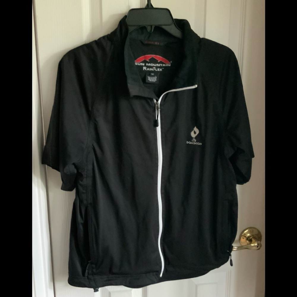 Sun Mountain “The Dominion” RainFlex Short Sleeve Sz M Rain Jacket.